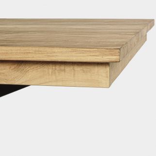 table plateau teck clase a