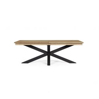 table avec rallonge bois teck