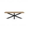 table avec rallonge bois teck