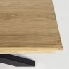 table rallonge papillon teck