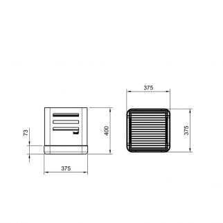 Barbecue brasero acier