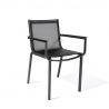 fauteuil de jardin gris