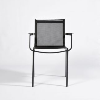 fauteuil exterieur gris