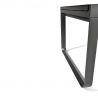 table exterieur pied u