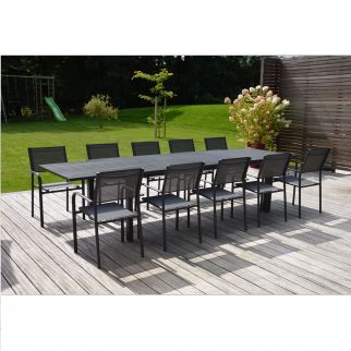 table de jardin aluminium