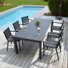 Table jardin aluminium extensible 3M40 - Fuga