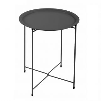 table appoint plateau amovible gris
