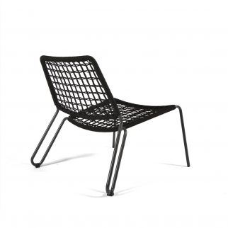 fauteuil corde jardin gris