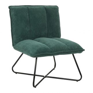 Chaise relax en polyester et métal FORREST -