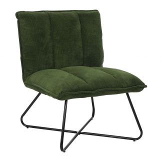 Chaise relax en polyester et métal FORREST -