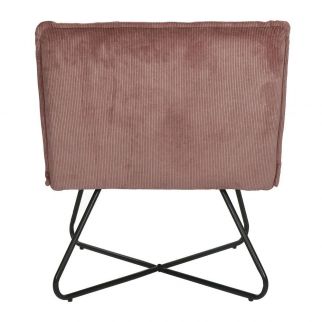 Chaise relax en polyester et métal FORREST -