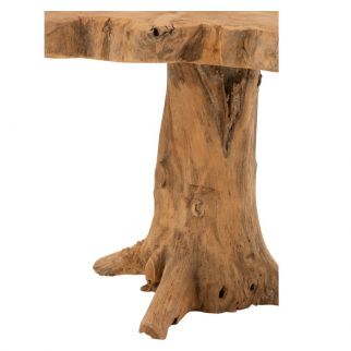 Table arbre en Teck naturel - H 55 cm
