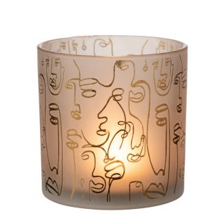 photophore verre bougie