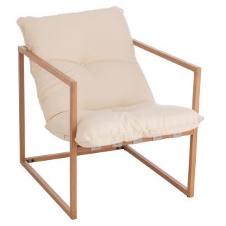 fauteuil bois foncé