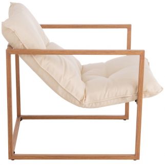 fauteuil bois textile