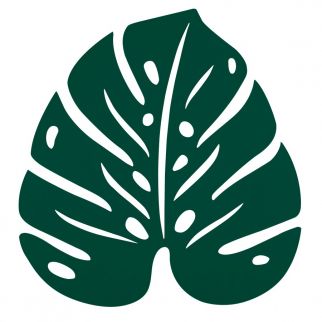 copy of Dessous de plat FERMOB - MONSTERA - 24 X 22 cm