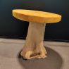 Tabouret en teck H 40 cm