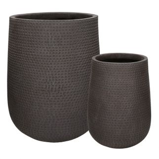 Pot de fleurs en fibre d argile OTTO - Small