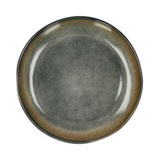 assiette en grès