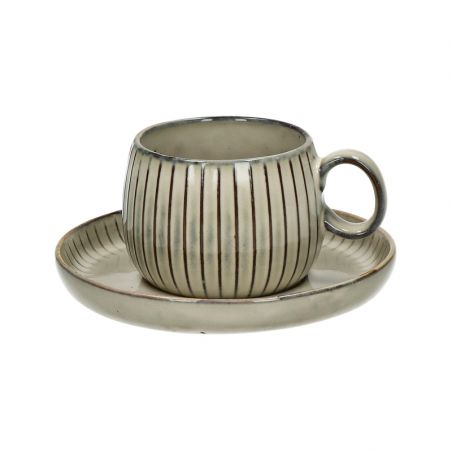 Tasse et soucoupe Henri - Ø 14 cm