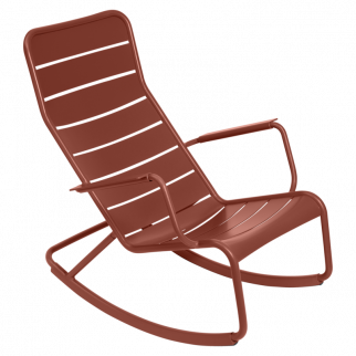 rocking chair fermob ocre rouge