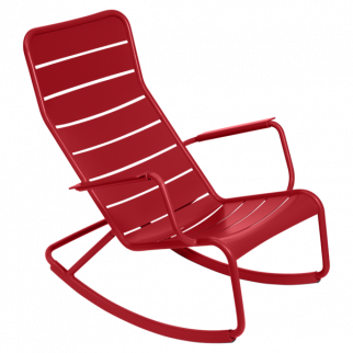 rocking chair fermob coquelicot