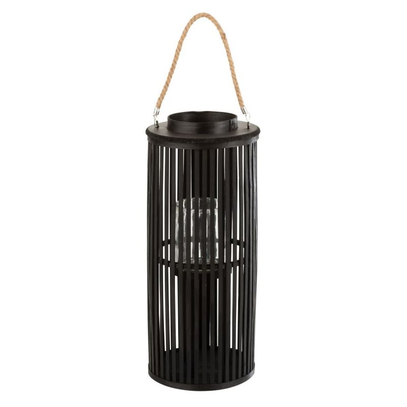 lanterne en bambou noir