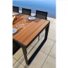 table jardin bois extensible