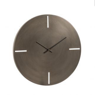 Horloge ronde en métal...