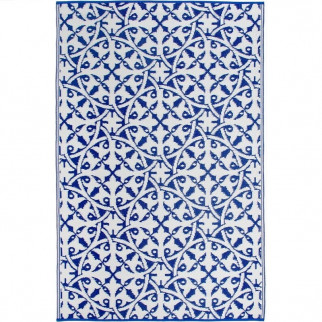 Tapis extérieur bleu