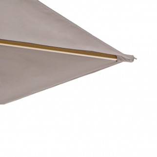 Parasol droit aluminium carré 3x3 m Eclipse