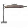 parasol inclinable taupe