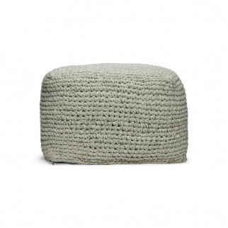 Pouf carré L55 X l55 X H41 cm Arezzo  – PET