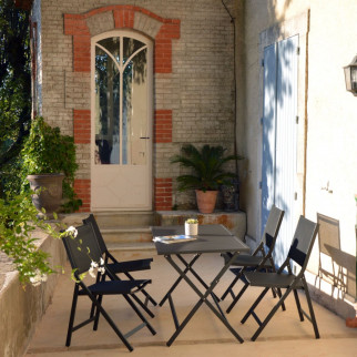 Chaise pliante MILOS – assise...