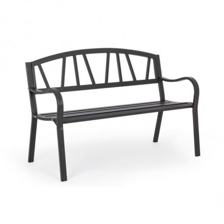 Banc en acier gris anthracite Banc en acier gris anthracite