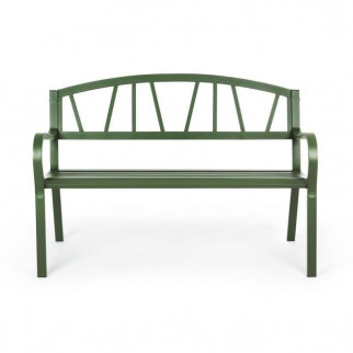 Banc JANELLE – métal – L123 X l57 X H84 X H assise 43 cm