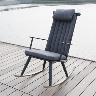 Rocking chair CARLA - aluminium...