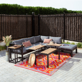 Salon de jardin angle - Lucia