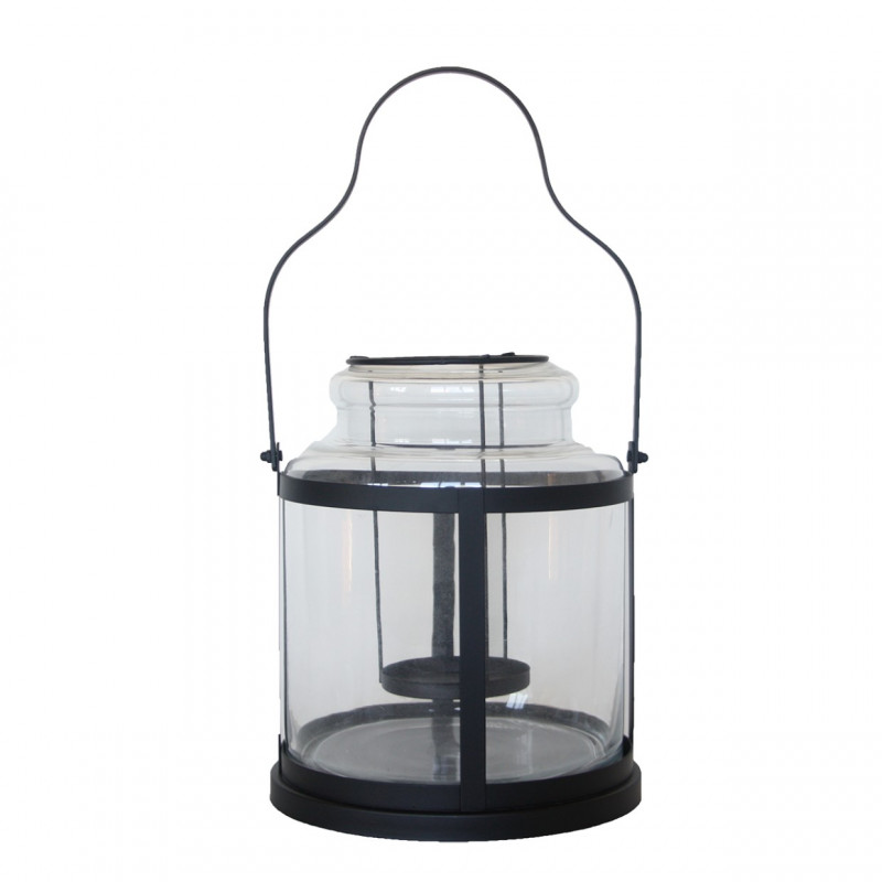 Photophore extérieur, lanterne en verre pour bougie design