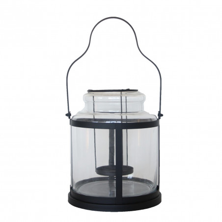 Photophore extérieur, lanterne en verre pour bougie design