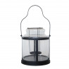 Photophore extérieur, lanterne en verre pour bougie design