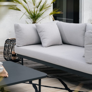 Salon de jardin modulable aluminium - Mykonos