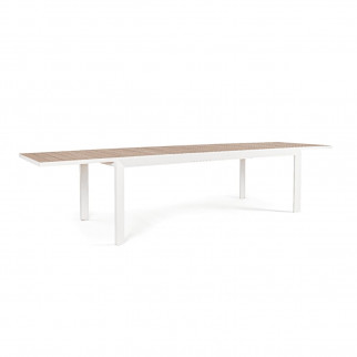 table de jardin en aluminium