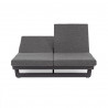 bain de soleil inclinable