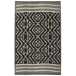 Tapis extérieur Fab Hab Kilimanjaro - noir