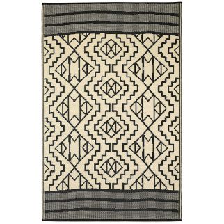 Tapis extérieur Fab Hab Kilimanjaro - noir