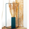 Vase rectangulaire fermob bleu