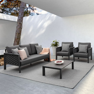 salon de jardin gris anthracite