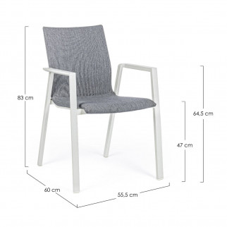 dimensions fauteuils Odeon