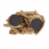 Bougeoir en bois flotté L32 X H14 cm